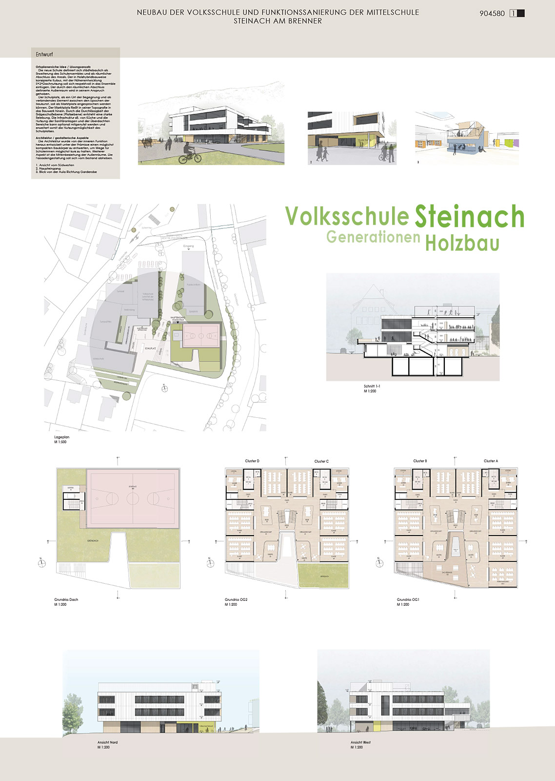 wettbewerb mittelschule Field Architektur